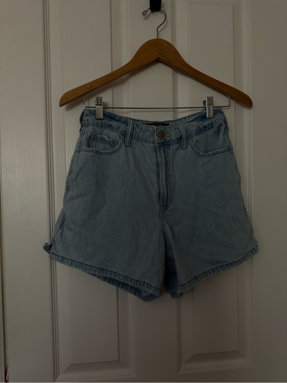 Hollister Light Wash Denim Jean Shorts
